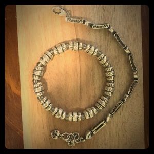 Silver bracelets